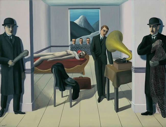 Ren&eacute; Magritte - The Menaced Assassin, 1927