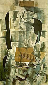 "Woman with a Guitar" - Georges Braque