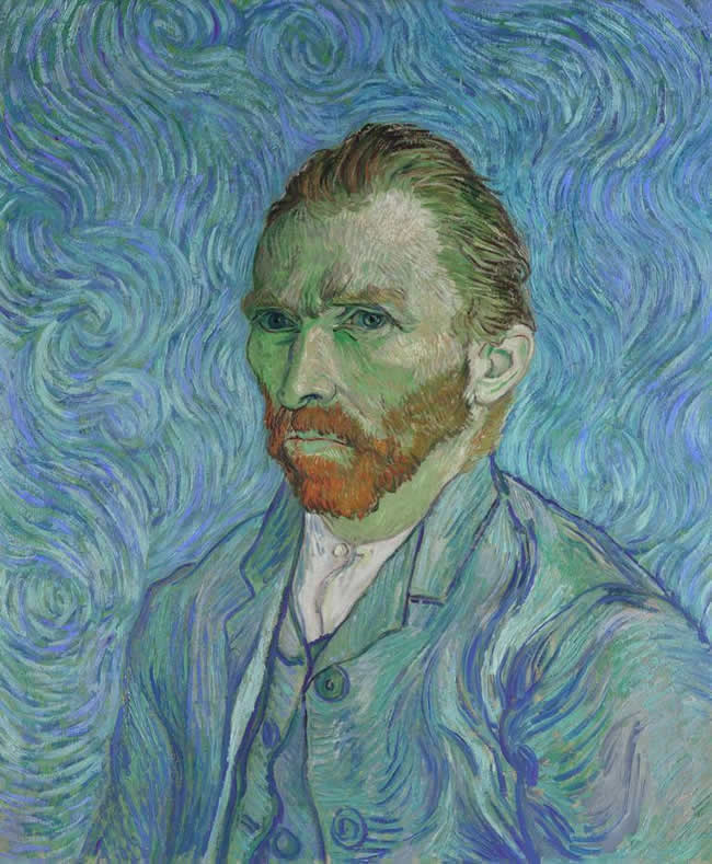 Vincent van Gogh self portrait by the artist