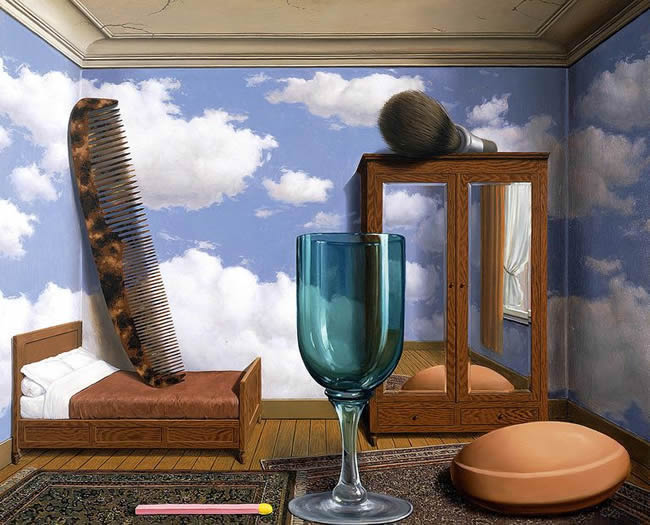Ren&eacute; Magritte - Personal Values, 1952