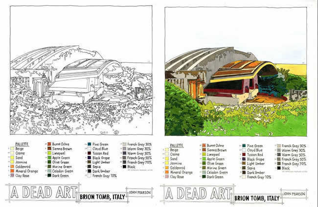 Before and fater a paint by numbers picture