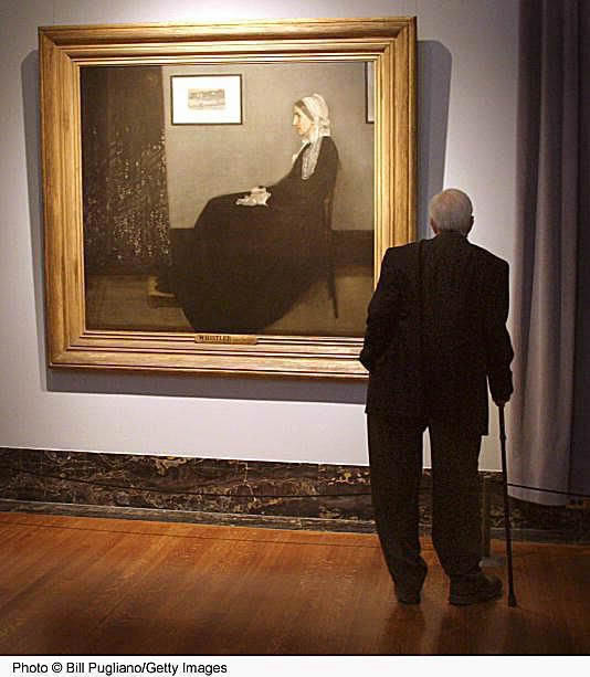 Painting of Whistler's Mother
