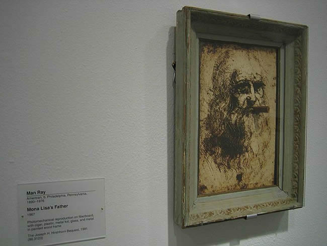 "The Father Of Mona Lisa" by Man Ray