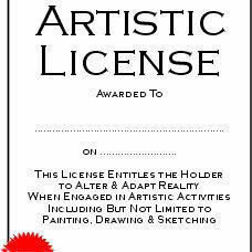 An award for Artistic License.