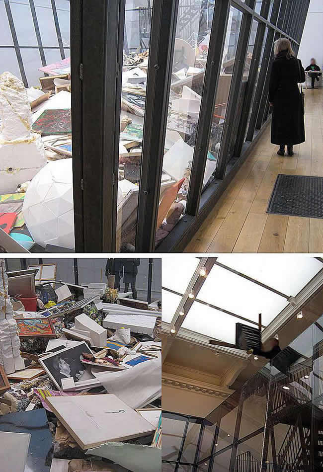 Michael Landy Art Bin Exhibition at South London Gallery