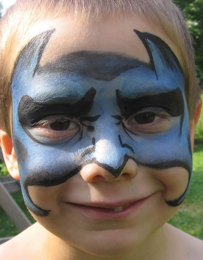 Face Painting Designs -- Bat