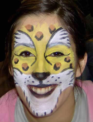 Face Painting Designs -- Leopard