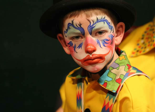 Face Painting Design -- Clown