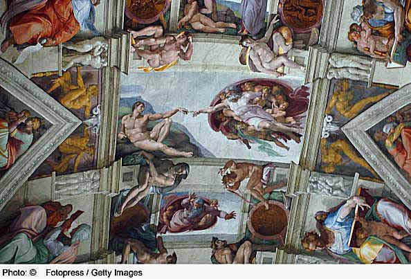 Sistine Chapel Ceiling - Michelangelo