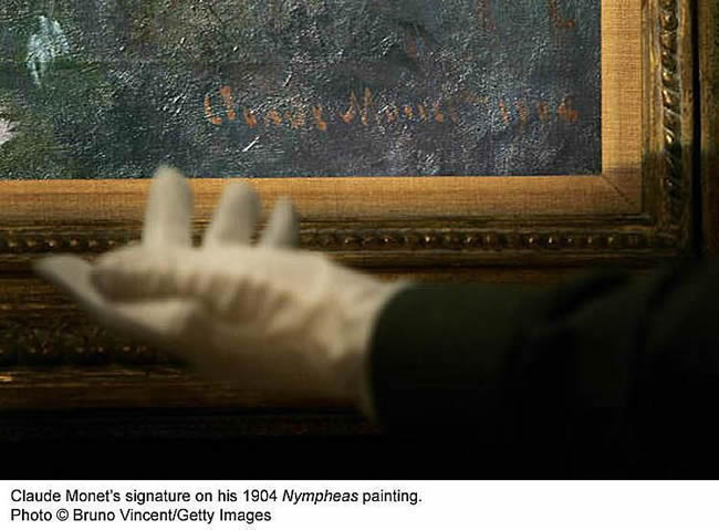 Claude Monet’s Signature