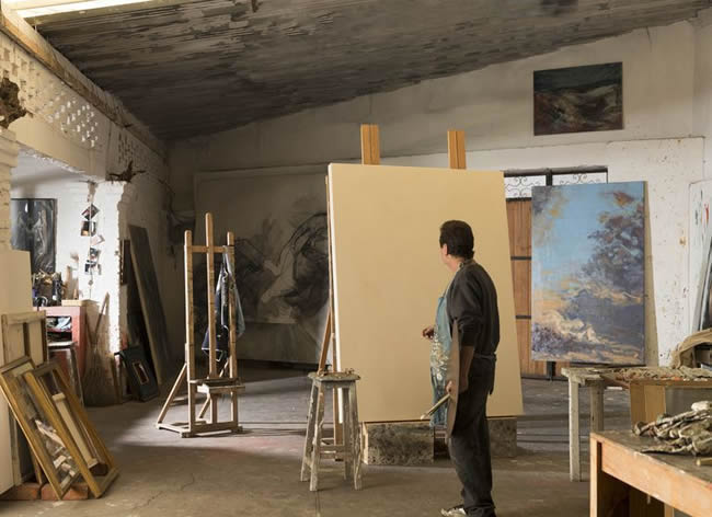 Painting on a Big Canvas