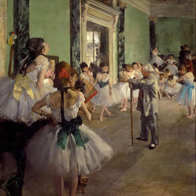 The Dancing Class by Edgar Degas