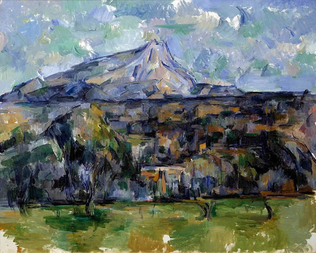 The Mont Sainte-Victoire by Paul Cezanne