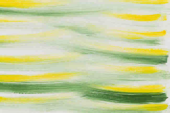 Green and Yellow Brush Strokes