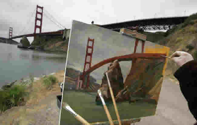 Painting the Golden Gate Bridge