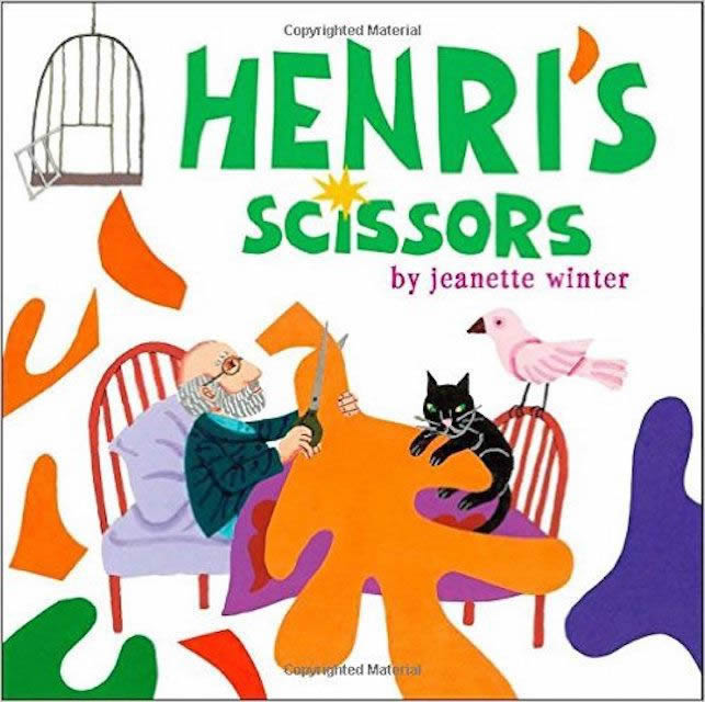 Children's book, Henri's Scissors, about Henri Matisse