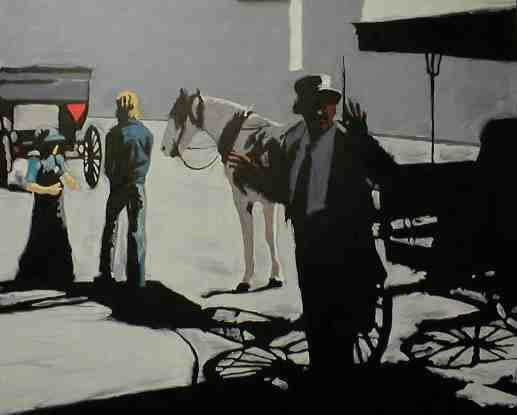 Jim Meaders Painting "Shadow Rides"