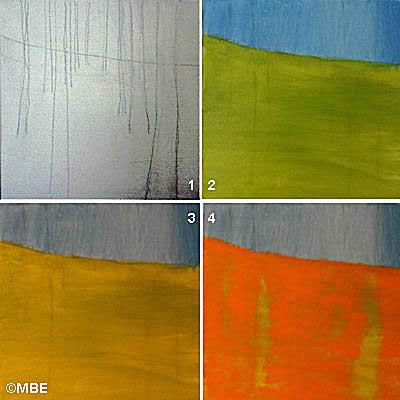 Tree Painting Step by Step Demo -- Tree Painting in the Style of Klimt