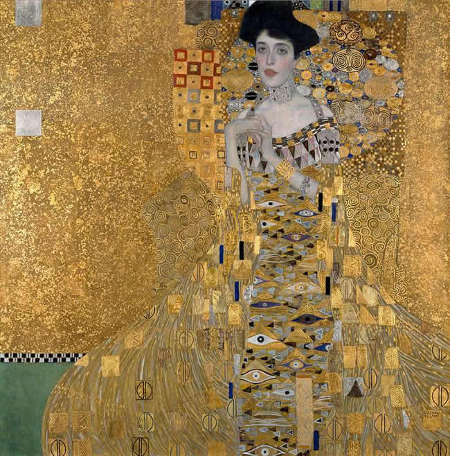Portrait of Adele Bloch-Bauer by Gustav Klimt