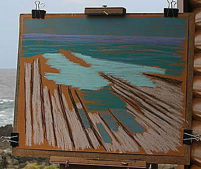 Pastel Painting Step-by-Step Demonstration: Seascape