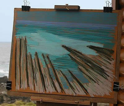 Pastel Painting Step-by-Step Demonstration: Seascape