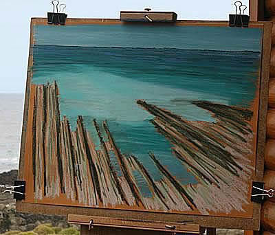 Pastel Painting Step-by-Step Demonstration: Seascape