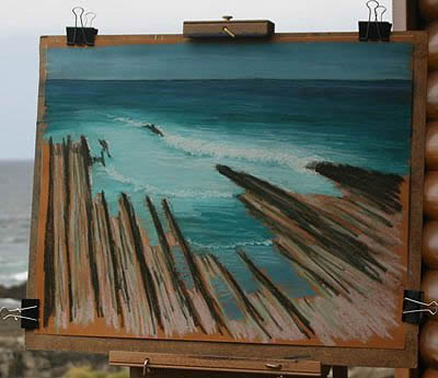 Pastel Painting Step-by-Step Demonstration: Seascape