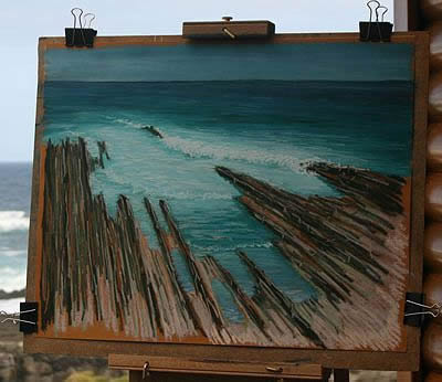 Pastel Painting Step-by-Step Demonstration: Seascape