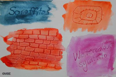 Painting Techniques: Sgraffito