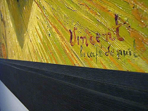 Vincent van Gogh Signature on The Night Cafe