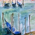 Plein air painting in Venice