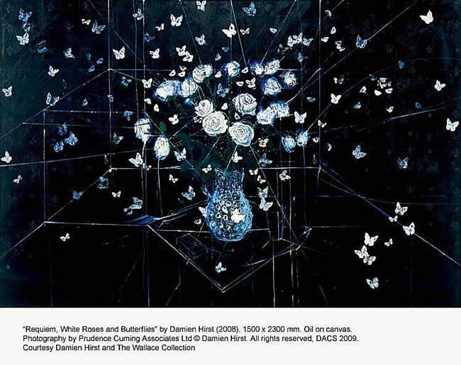Damien Hirst No Love Lost Oil Paintings at the Wallace Collection
