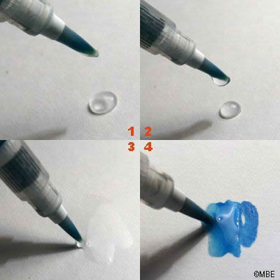 How to use a waterbrush