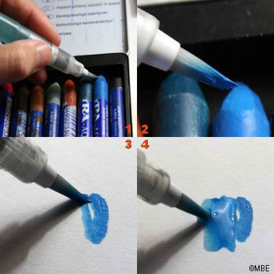 How to use a waterbrush