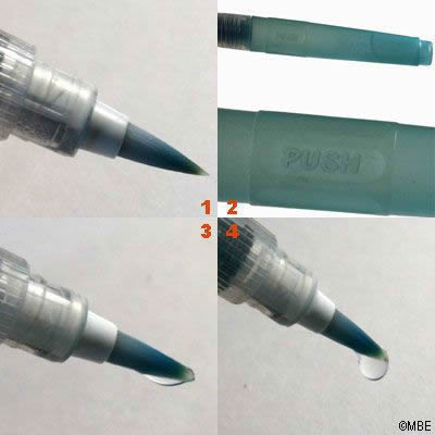 How to use a waterbrush