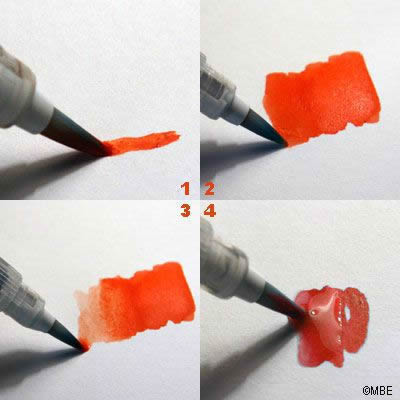 How to use a waterbrush