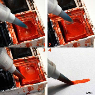 How to use a waterbrush