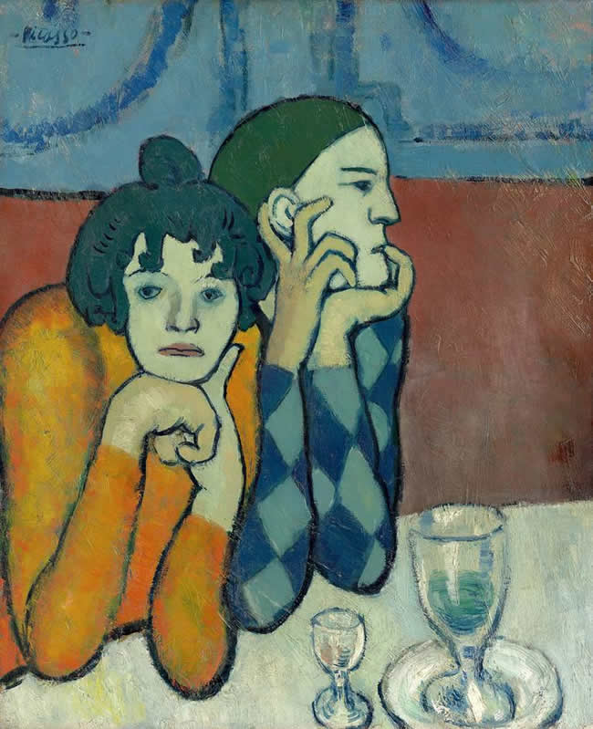 Picasso's "The Two Saltimbanques"