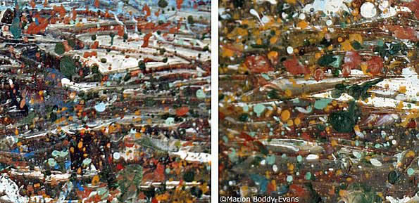 Art Technique Spattering or Flyspecking