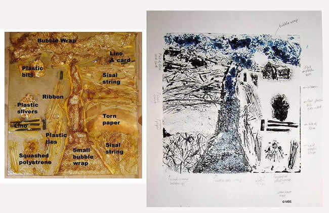 Collagraph plates collograph plates