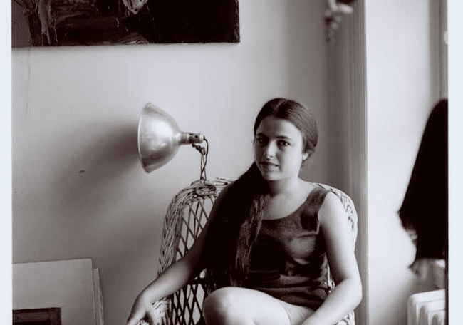 Photograph of Eva Hesse, ca. 1959.