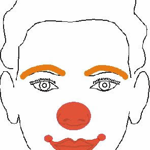 Face Painting Designs Easy Clown