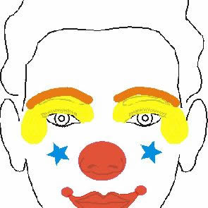 Face Painting Designs: Clown