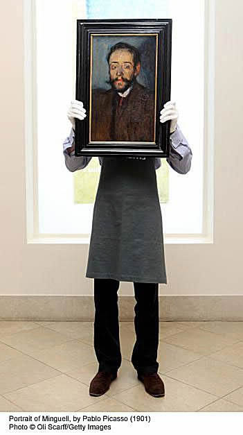 Picasso Portrait Painting of Minguell From 1901