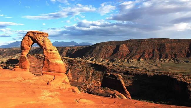 Rock arch near the Grand Canyon.