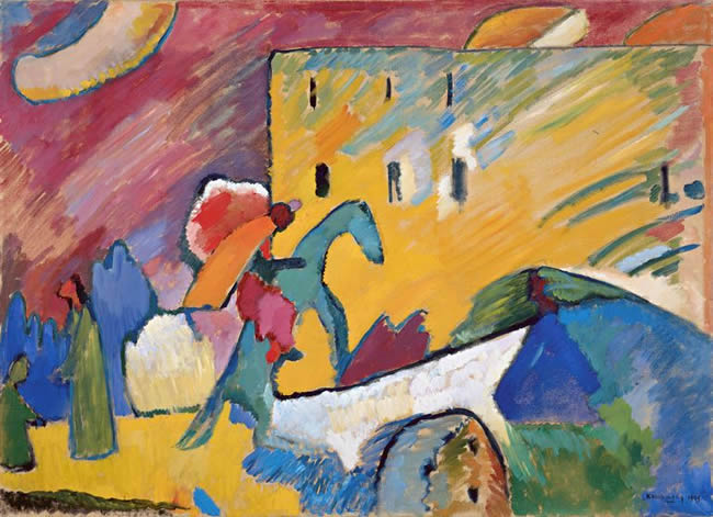 Wassily Kandinsky (Russian, 1866-1944) Wassily Kandinsky (Russian, 1866-1944). Improvisation 3, 1909. Oil on canvas. 37 x 51 1/8 in. (94 x 130 cm). Gift of Nina Kandinsky, 1976. Musée national d'art moderne, Centre Pompidou, Paris.
