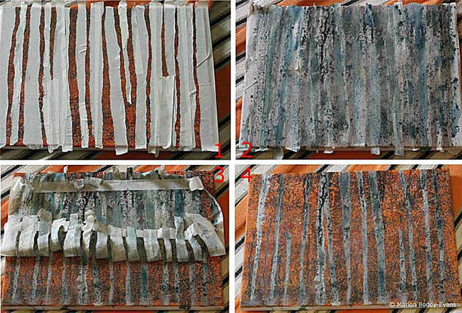 Making Tape for Painting Trees