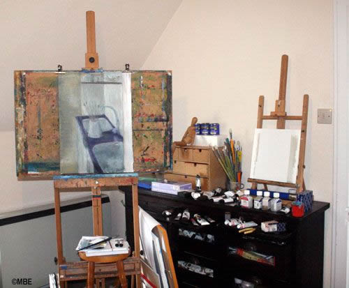 Painting studio