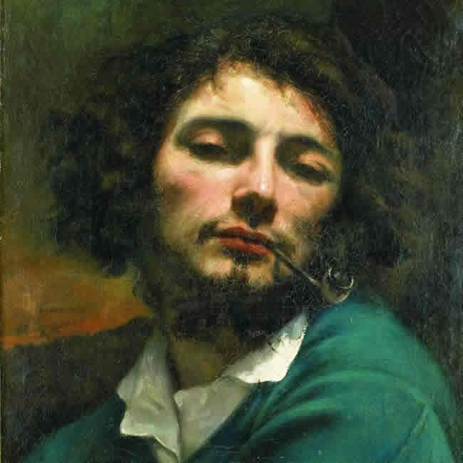 Self-Portrait by Gustave Courbet