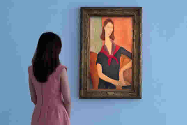 Portrait of Jeanne Hebuteme by Amadeo Modigliani